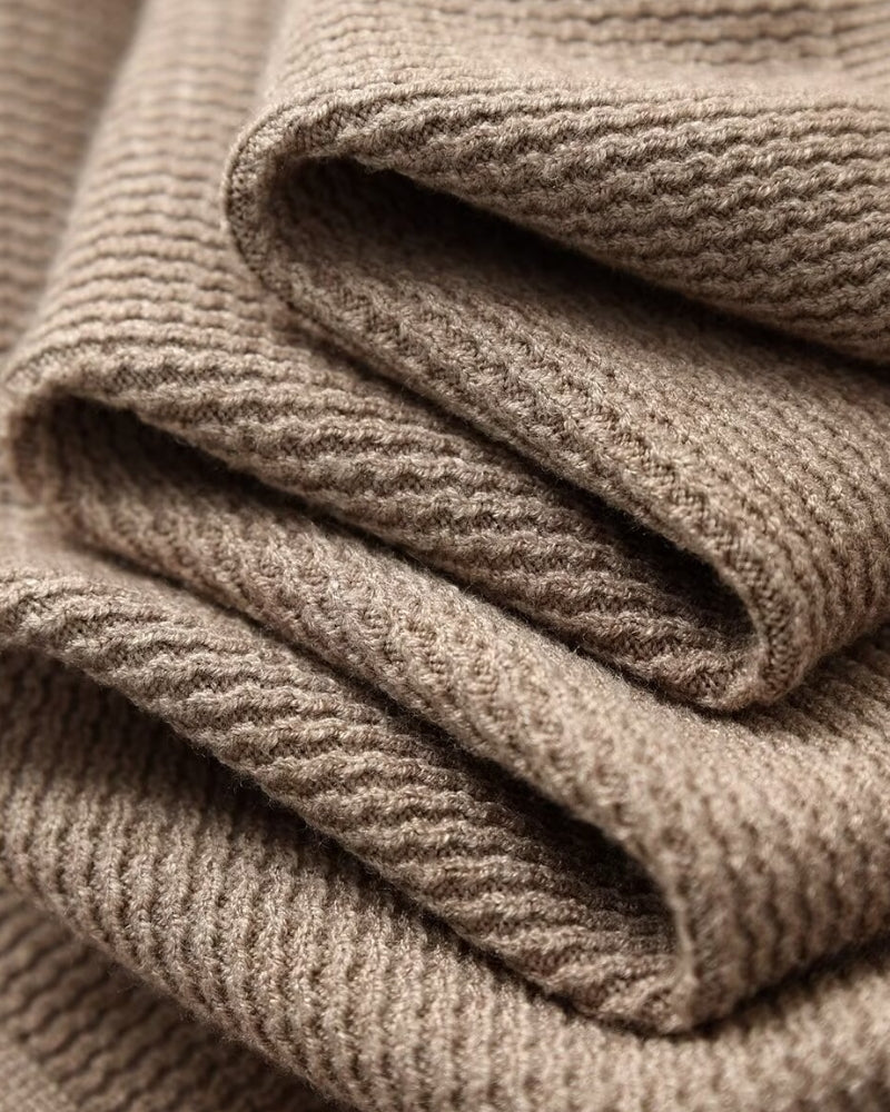 Men's Knit Polo Jumper | Textured Soft Knit, Polo Collar, Long Sleeves, Regular Fit | 4 Colours, M to 2XL