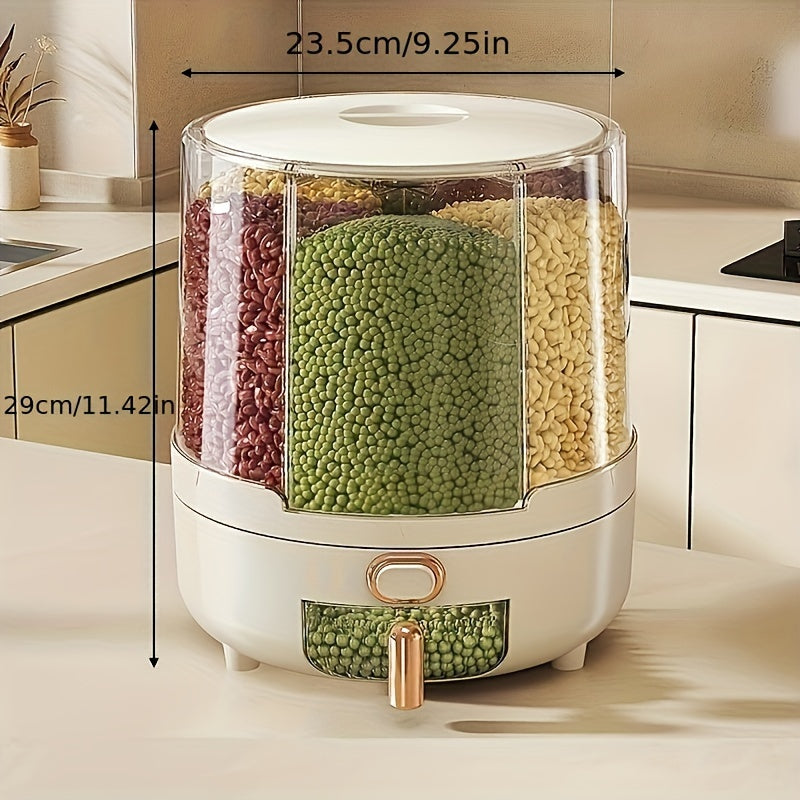 Airtight Food Storage Container | 360° Rotating Design, Large-Capacity