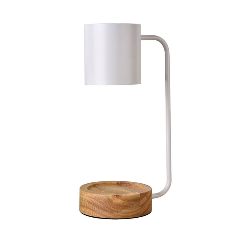 Candle Warmer Lamp | Wooden Base, Japanese Minimalist Design