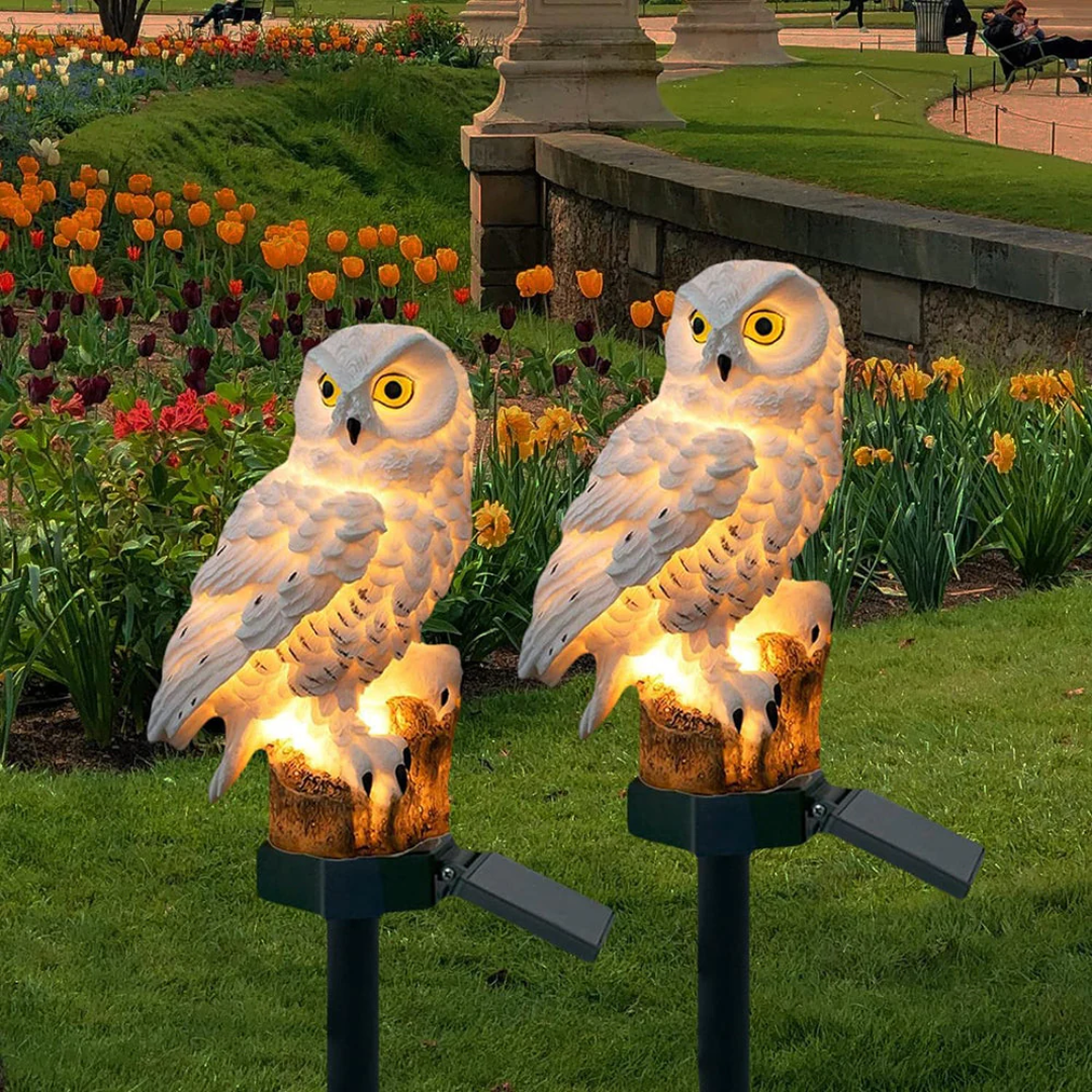 Solar Garden Light | Owl Design | IP65 Weather Resistant