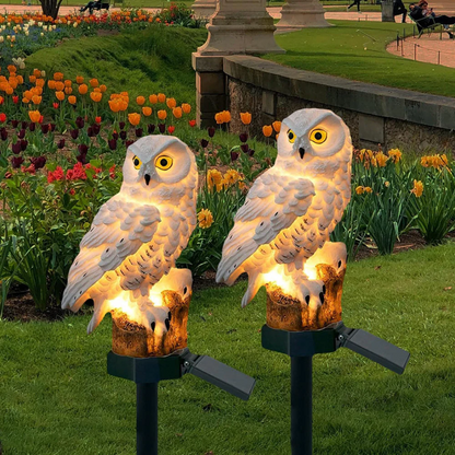 Solar Garden Light | Owl Design | IP65 Weather Resistant