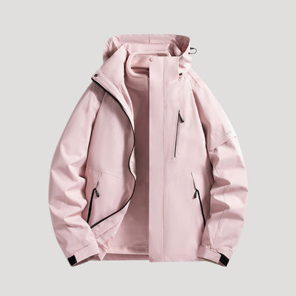 Women's Hooded Jacket | Water-Resistant Finish, Adjustable Hood, Zip Pockets, Relaxed Cut | 10 Colours, S to 5XL