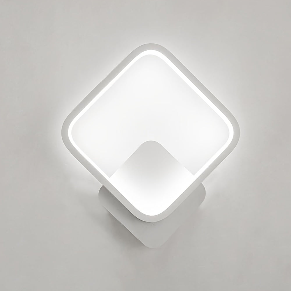 LED Wall Lamp | Modern Square Design with Metal Frame