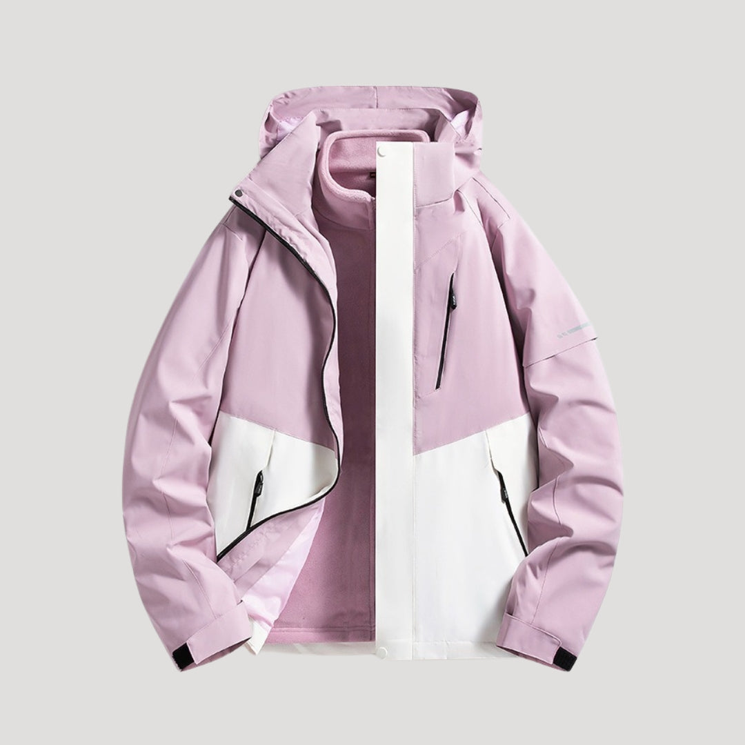 Women's Hooded Jacket | Water-Resistant Finish, Adjustable Hood, Zip Pockets, Relaxed Cut | 10 Colours, S to 5XL