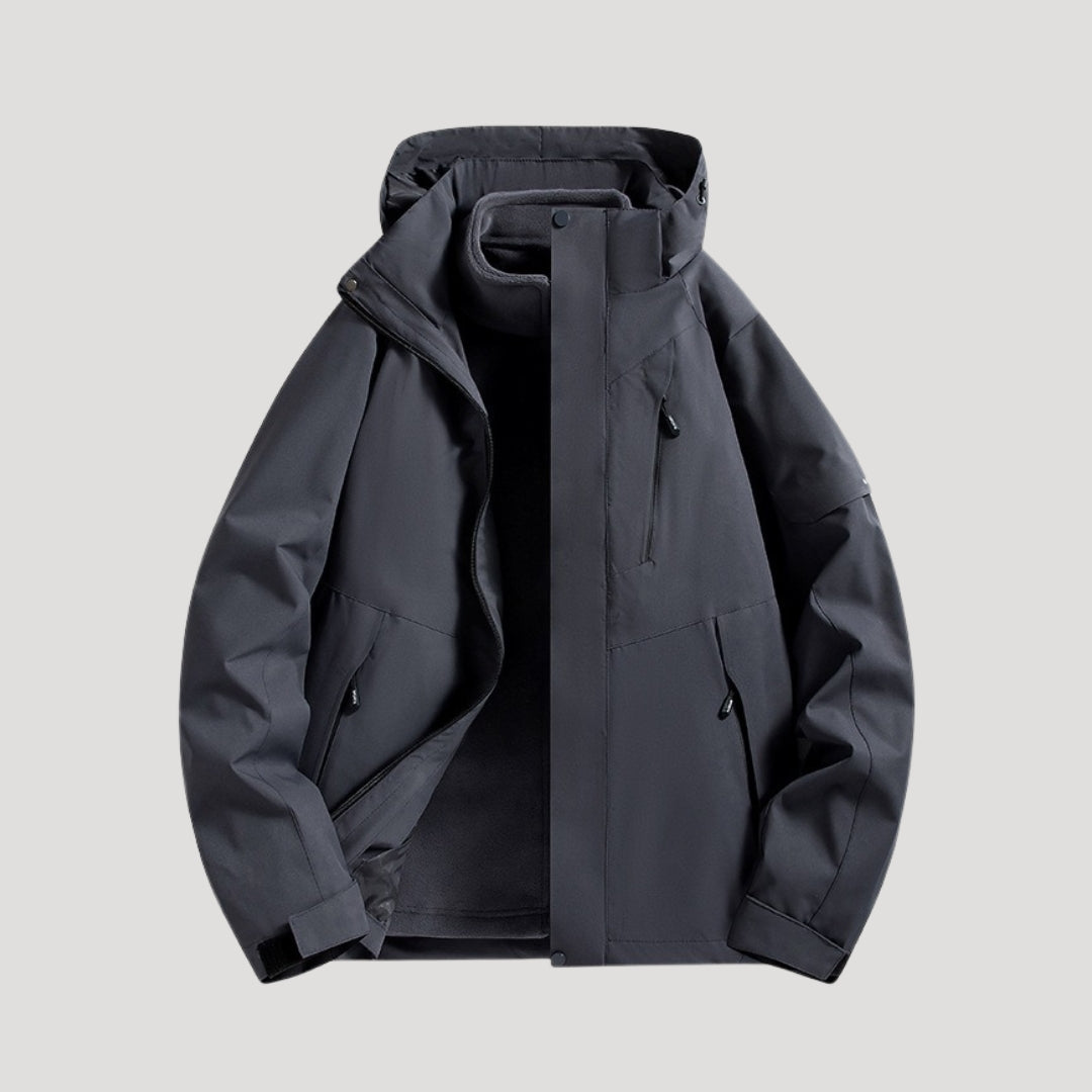Women's Hooded Jacket | Water-Resistant Finish, Adjustable Hood, Zip Pockets, Relaxed Cut | 10 Colours, S to 5XL