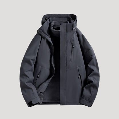 Women's Hooded Jacket | Water-Resistant Finish, Adjustable Hood, Zip Pockets, Relaxed Cut | 10 Colours, S to 5XL