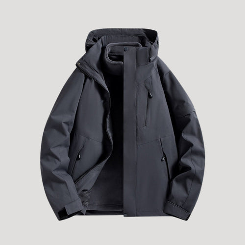 Women's Hooded Jacket | Water-Resistant Finish, Adjustable Hood, Zip Pockets, Relaxed Cut | 10 Colours, S to 5XL