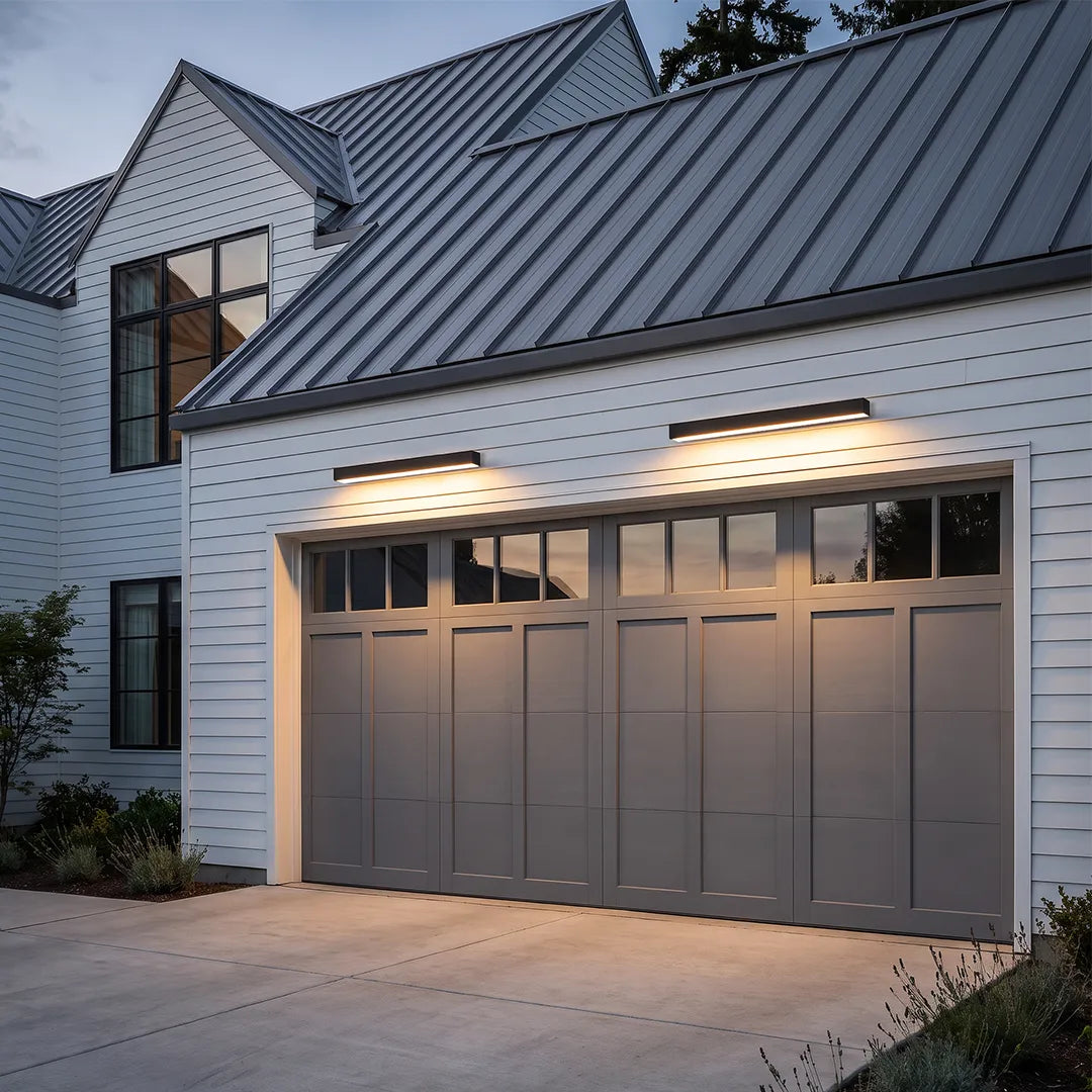 LED Exterior Porch Light Fixture | Modern Die-Cast Aluminum | IP65 Waterproof, Two Color Temperatures