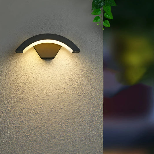Motion Sensor Outdoor Wall Light | Durable Metal & Acrylic Construction