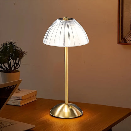 LED Table Lamp | Touch Control with Crystal Shade