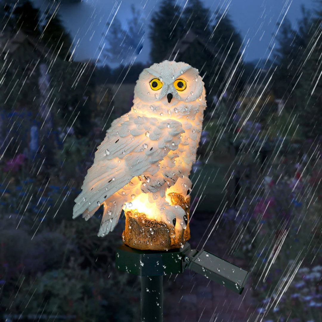 Solar Garden Light | Owl Design | IP65 Weather Resistant