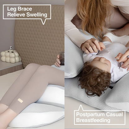 Pregnancy Pillow | Ergonomic Support for Side Sleepers | Maternity Comfort