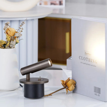 Wall Reading Light | Adjustable Cylinder Head, 3W LED, Toggle Switch | Bedside Wall Lamp in 4 Metal Finishes