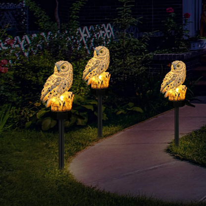 Solar Garden Light | Owl Design | IP65 Weather Resistant
