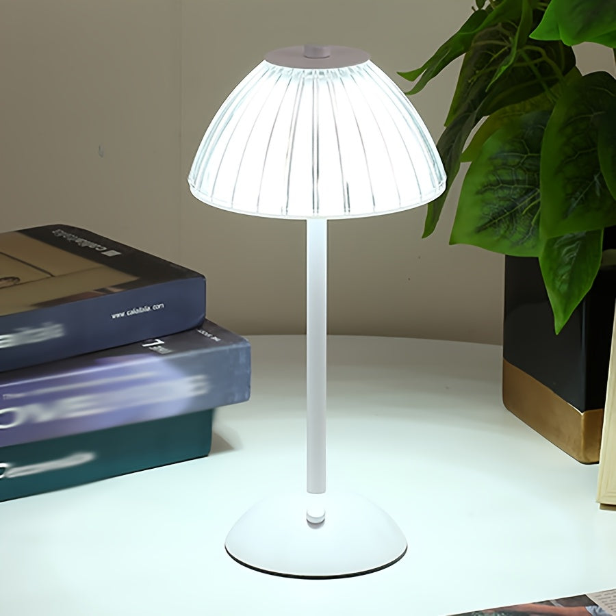 LED Table Lamp | Touch Control with Crystal Shade