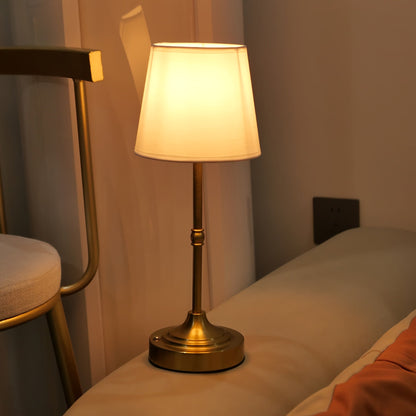 LED Table Lamp | Touch Control, Brushed Metal Finish