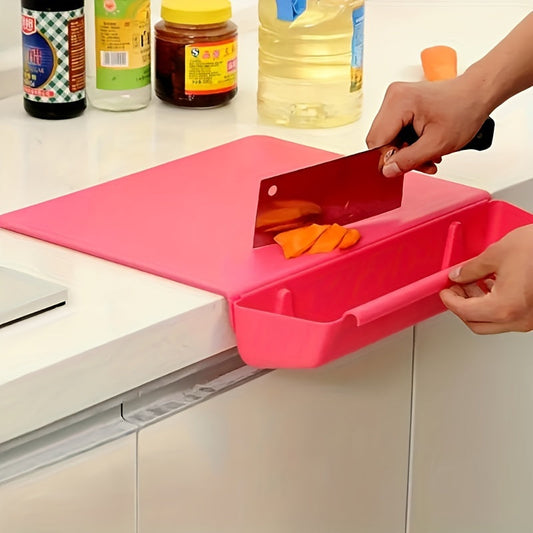 Chopping Board with Detachable Storage Box | Durable Food-Safe Plastic, Non-Slip Design