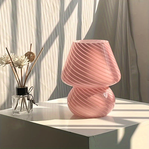 Murano-Style Glass Table Lamp | USB Powered