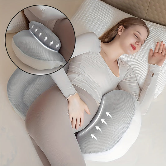 Pregnancy Pillow | Ergonomic Support for Side Sleepers | Maternity Comfort