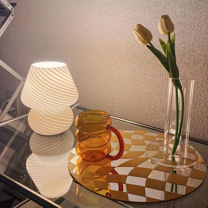 Murano-Style Glass Table Lamp | USB Powered