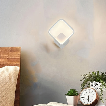 LED Wall Lamp | Modern Square Design with Metal Frame