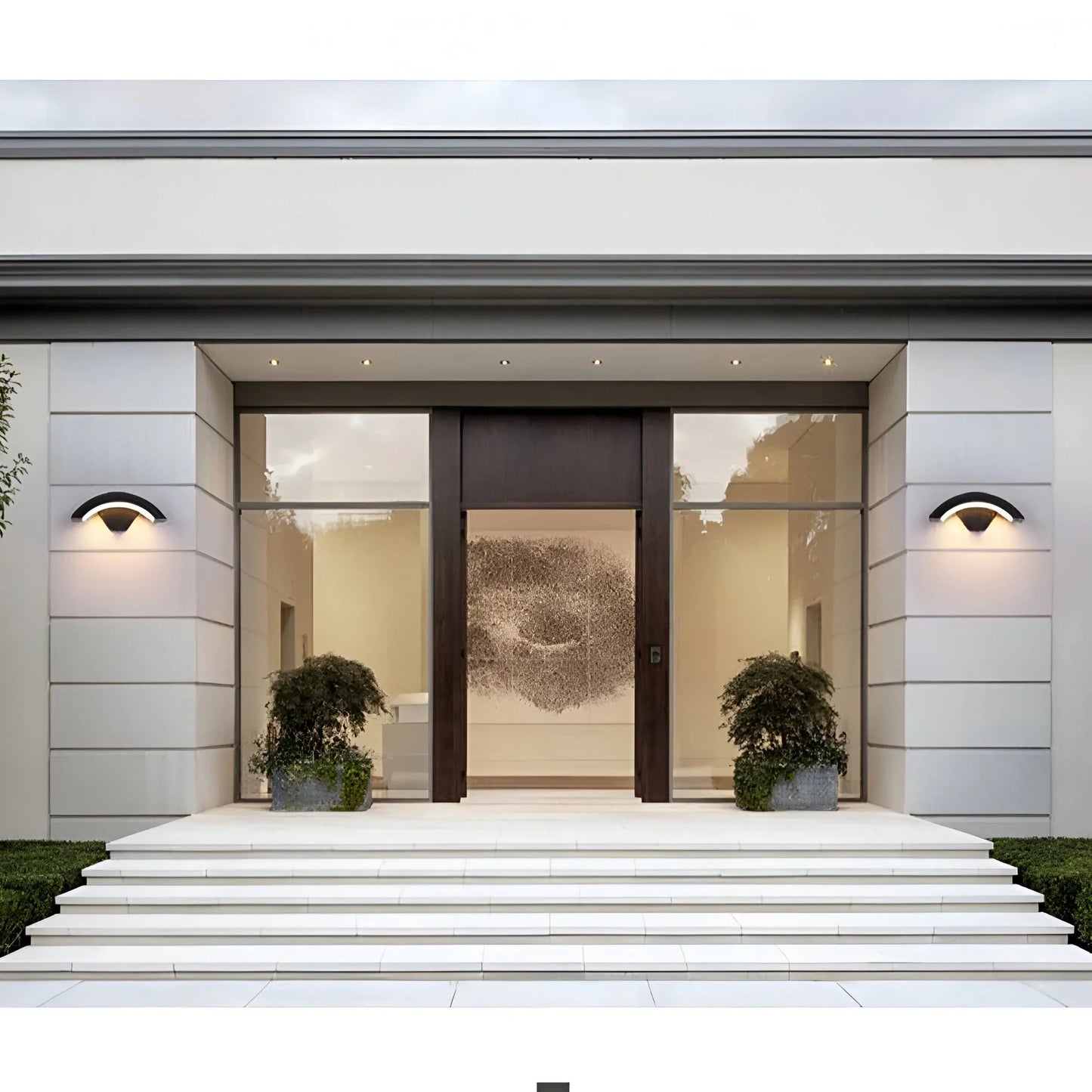 Motion Sensor Outdoor Wall Light | Durable Metal & Acrylic Construction