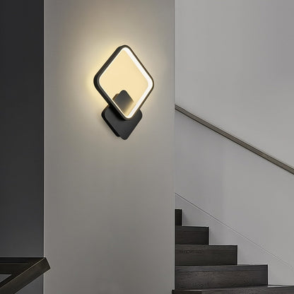 LED Wall Lamp | Modern Square Design with Metal Frame