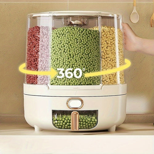 Airtight Food Storage Container | 360° Rotating Design, Large-Capacity