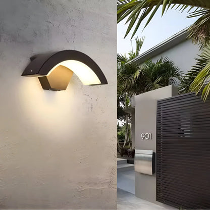Motion Sensor Outdoor Wall Light | Durable Metal & Acrylic Construction