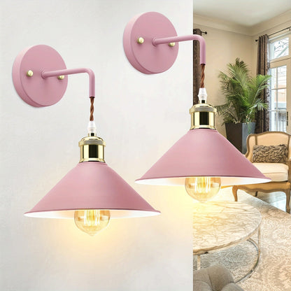 Wall Sconce Light | Industrial Metal Fixture with Oil-Rubbed Finish
