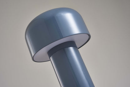 Cordless Mushroom Table Lamp | Rechargeable 4000mAh LED, Iron & Acrylic | 8.3 in, Touch Control, 9 Colors