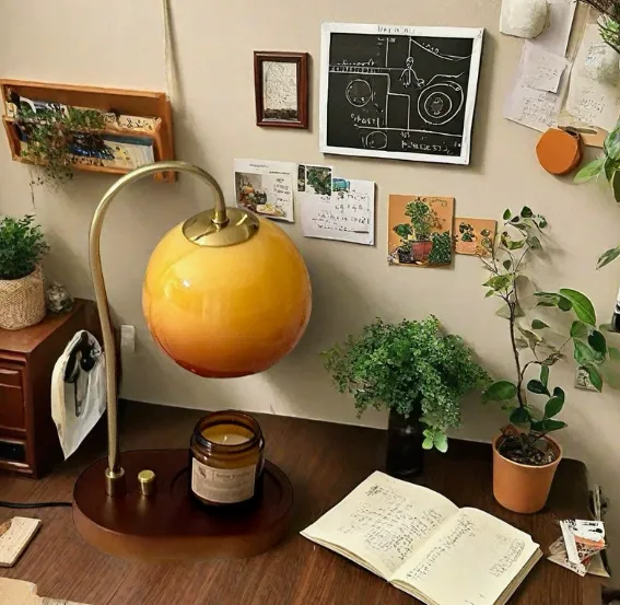 Table Lamp Candle Warmer | Adjustable Brightness