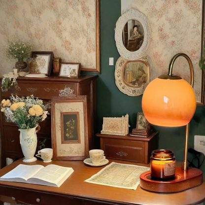 Table Lamp Candle Warmer | Adjustable Brightness