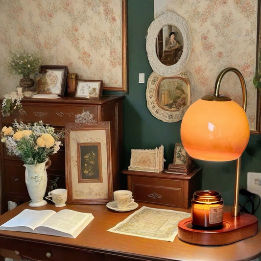 Table Lamp Candle Warmer | Adjustable Brightness