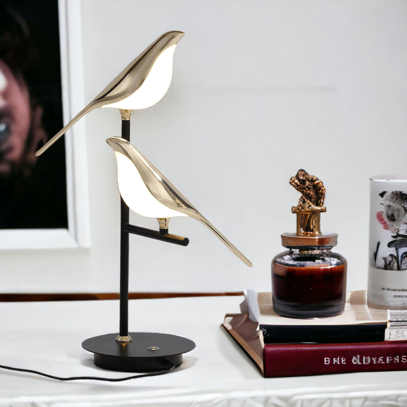 LED Wall Sconce | Nordic Metal Bird Design