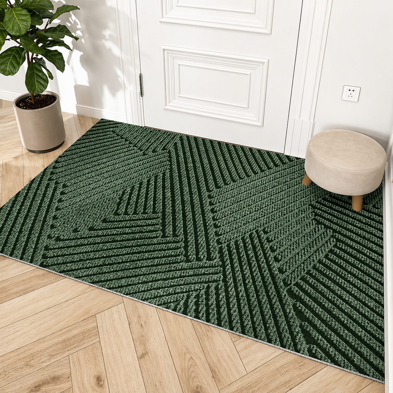 Non-Slip Entry Mat | Durable Weather-Resistant Design for Indoor/Outdoor Use
