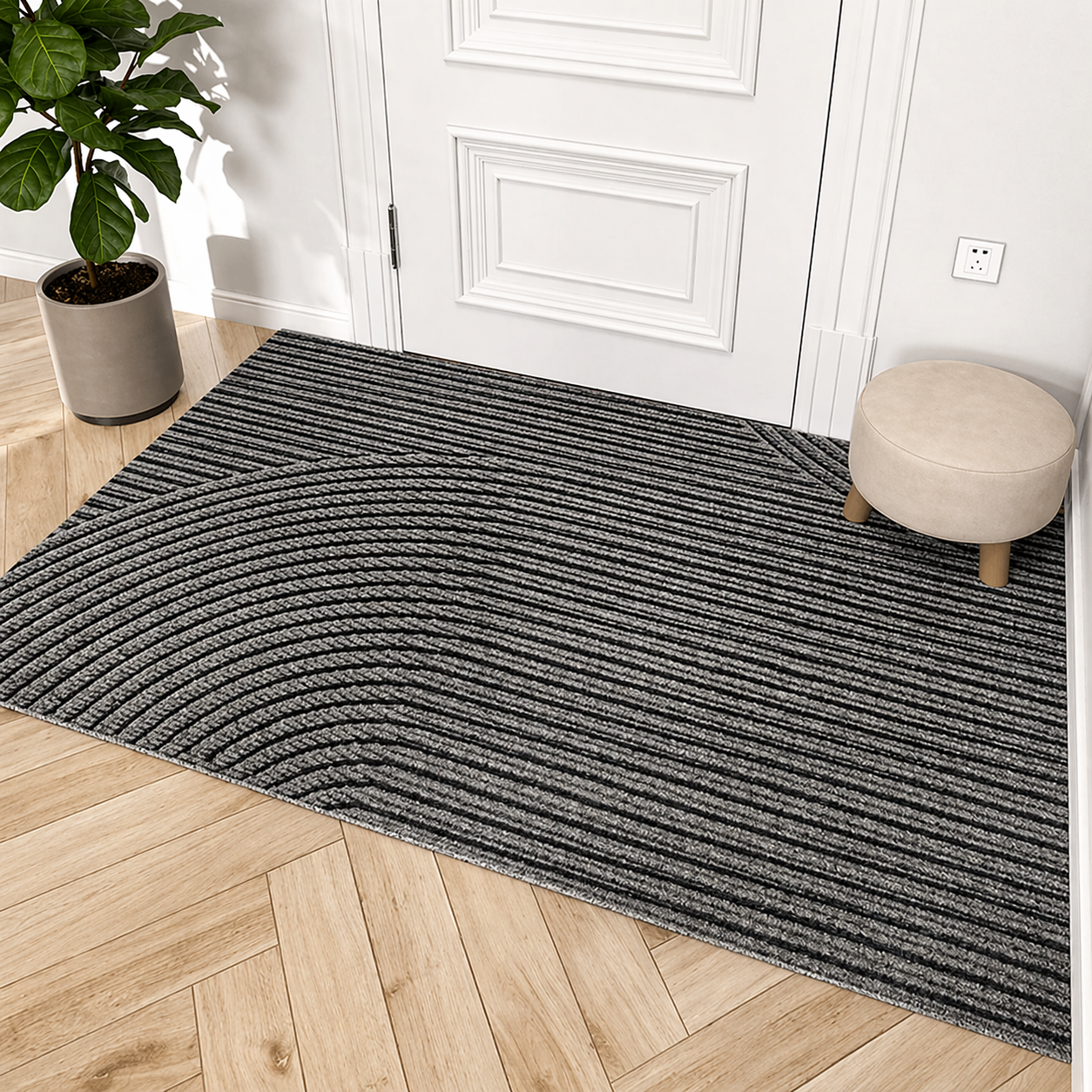 Non-Slip Entry Mat | Durable Weather-Resistant Design for Indoor/Outdoor Use