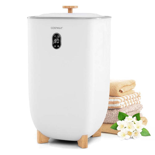 Towel Warmer Bucket | 40L, Holds 4 Large Towels | 2 Heat Levels, 20 to 90 Minute Timer, Fragrance Disc Holders