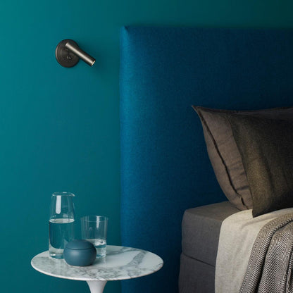 Wall Reading Light | Adjustable Cylinder Head, 3W LED, Toggle Switch | Bedside Wall Lamp in 4 Metal Finishes