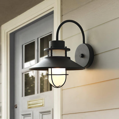 Outdoor Wall Lamp | Industrial Metal Fixture with IP44 Waterproof Rating