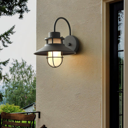 Outdoor Wall Lamp | Industrial Metal Fixture with IP44 Waterproof Rating