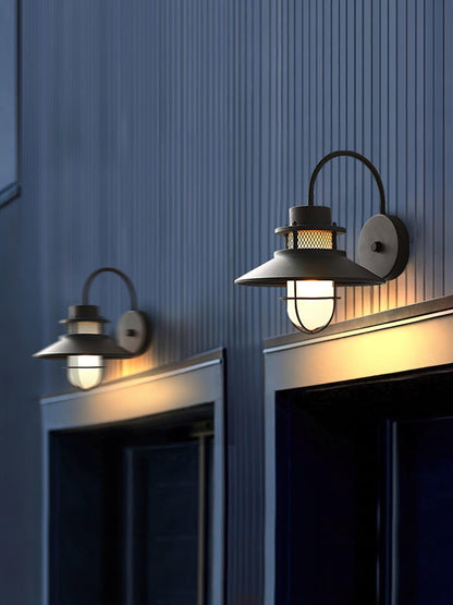 Outdoor Wall Lamp | Industrial Metal Fixture with IP44 Waterproof Rating