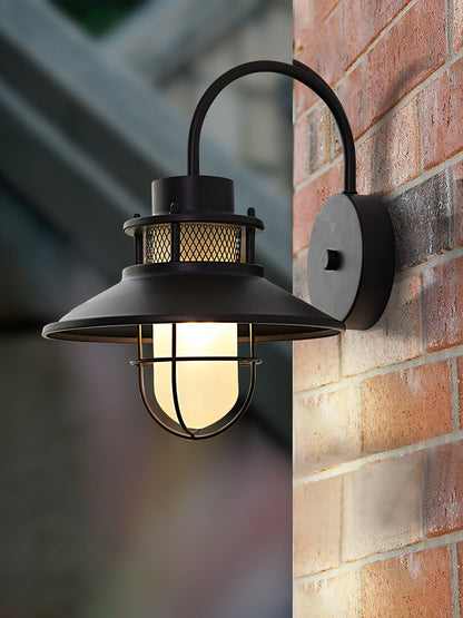Outdoor Wall Lamp | Industrial Metal Fixture with IP44 Waterproof Rating