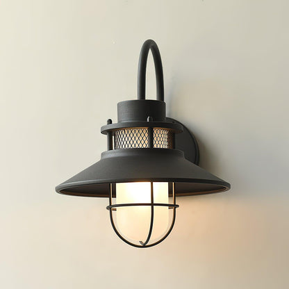 Outdoor Wall Lamp | Industrial Metal Fixture with IP44 Waterproof Rating