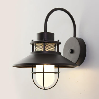 Outdoor Wall Lamp | Industrial Metal Fixture with IP44 Waterproof Rating
