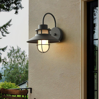 Outdoor Wall Lamp | Industrial Metal Fixture with IP44 Waterproof Rating