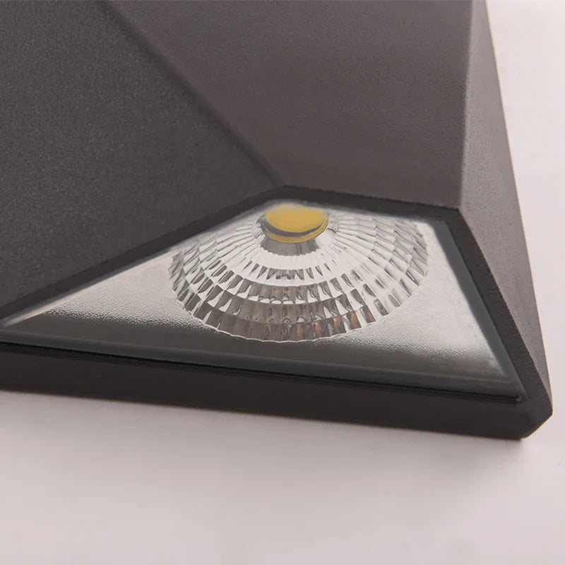 LED Wall Light | IP65 Waterproof Matte Aluminium | Modern Outdoor Fixture