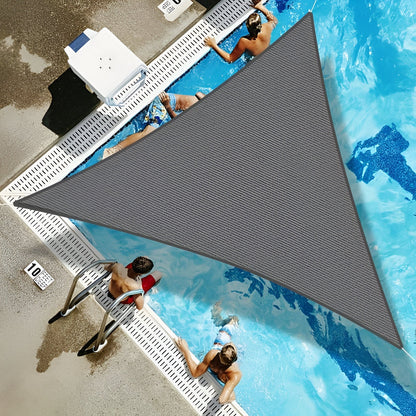 TriBlocker Shade Sail | Waterproof Polyester Triangle Design | UV Protection, Easy Installation