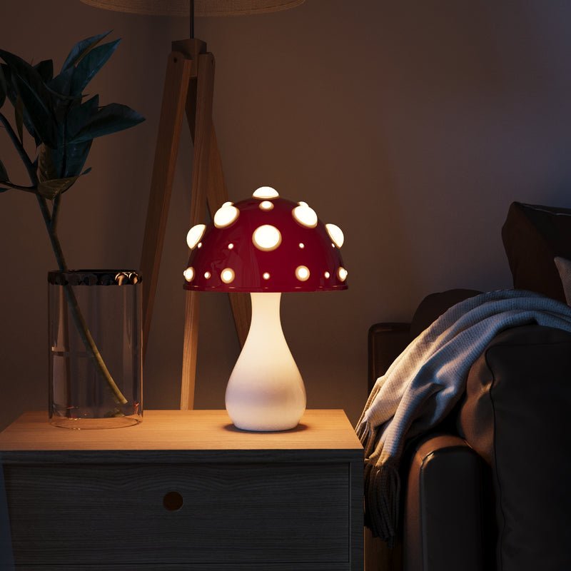 LED Table Lamp | Aluminium Base, Acrylic Diffuser, Warm White Light