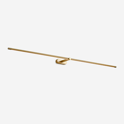 Linear LED Wall Light | Slim Metal Bar in Black or Gold, 27, 39 or 50 in | Over-Mirror Light, Warm or Cool White